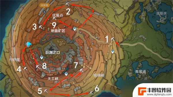 原神老石分布图 原神老石位置分布图