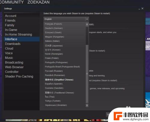 steam改面板 Steam怎么改成中文语言