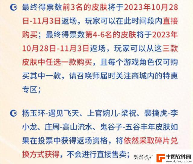 王者荣耀：八周年皮肤返场规则有变，37返6，这次终于没猴子了