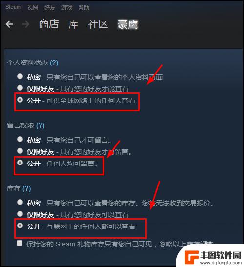 怎么公开steam库存 Steam库存怎么公开查询