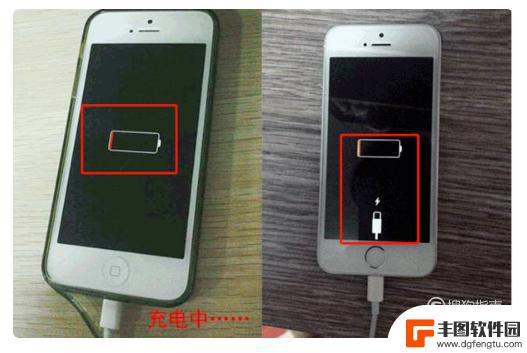 苹果手机充电显示图片 苹果手机关机充电显示黑屏