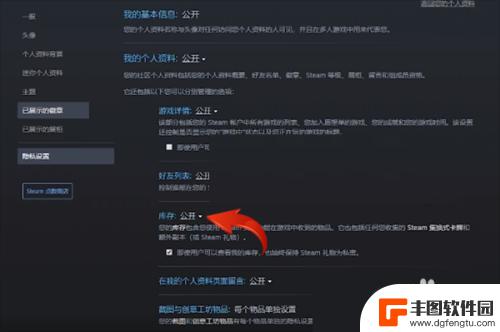 steam怎么让库透明 Steam游戏库存怎么公开