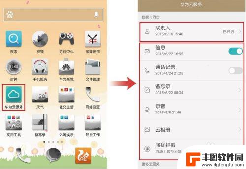 旧手机云相册怎样能传到新手机 华为云服务如何将旧手机资料导入新手机