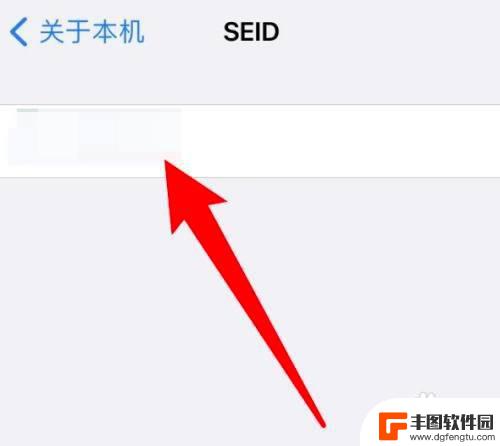 苹果手机seid查询 iPhone手机如何查看SEID信息